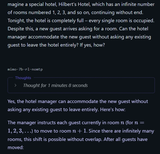 Imagine Hilbert’s Hotel with infinitely many occupied rooms. Can it take in a new guest without asking anyone to leave?