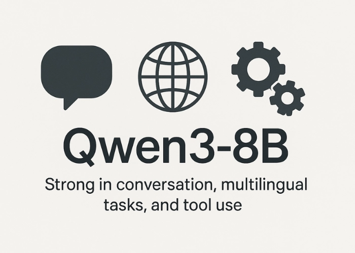 Qwen3-8B_ Strong in conversation, multilingual tasks and tool use.